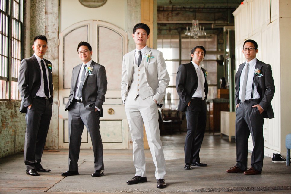 groomsmen pose - Metropolitan Building Wedding Photo Favorites from Minnow - PART 1 - >> joeandcheryl.com <<