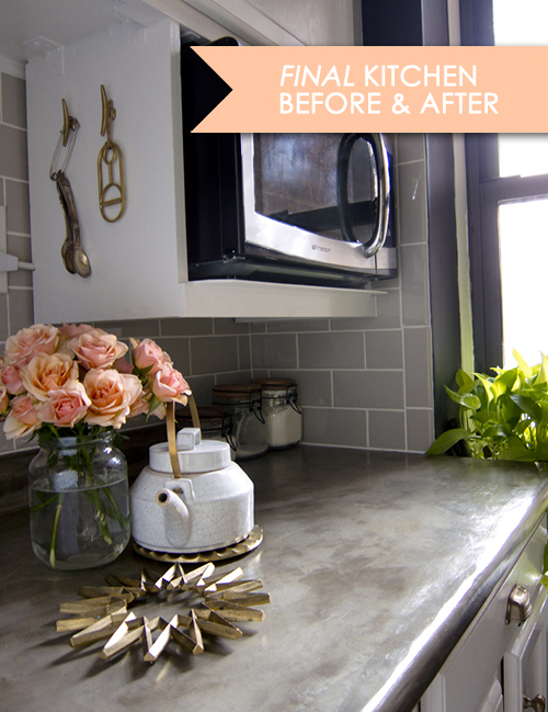 Major DIY’s in the Kitchen: PART 4 – Final Before and After Photos - << joeandcheryl.com >>